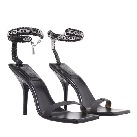 givenchy black chain sandals|Givenchy high heel sandals.